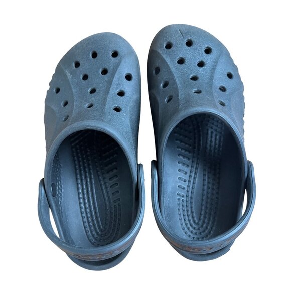 Crocs Kids Unisex Water Waterproof Classic Clog Shoes Black Slip-On Size 12/13 - Picture 9 of 9